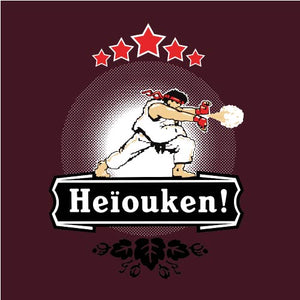 tshirt-heiouken-coton-bio-cerise