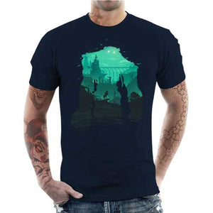 tshirt-homme-shadow-of-the-colossus-coton-bio-bleu-nuit