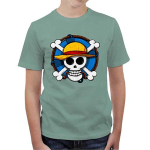 tshirt-enfant-one-piece-skull-coton-bio-jade