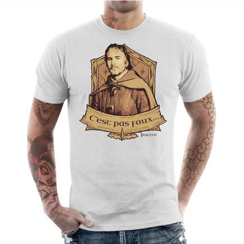 T-shirt geek homme - C'est pas faux Perceval