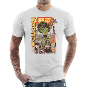 tshirt-homme-broccozilla-le-brocoli-geant-detruit-la-ville-coton-bio-blanc