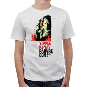 tshirt-enfant-die-hard-replique-coton-bio-blanc