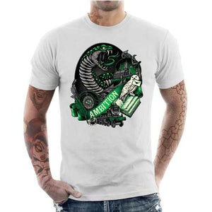 tshirt-homme-t-shirt-serpentard-house-of-ambition-coton-bio-blanc