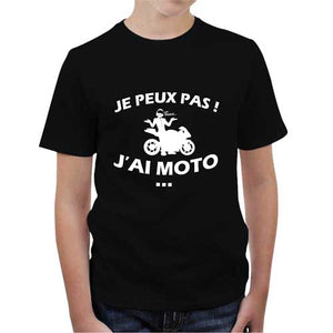 T SHIRT MOTO ENFANT