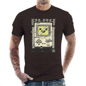 tshirt-homme-play-retro-vibes-game-boy-style-old-school-coton-bio-chocolat