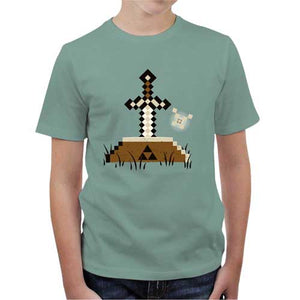 tshirt-enfant-zelda-craft-coton-bio-jade