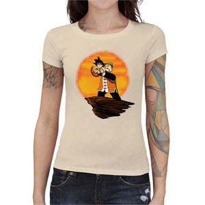 tshirt-femme-king-goku-coton-bio-natural