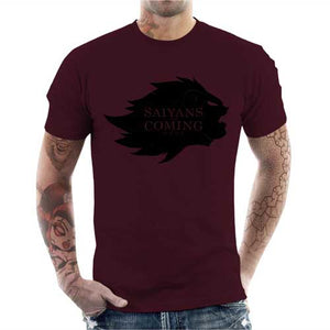 tshirt-homme-saiyans-are-coming-coton-bio-cerise