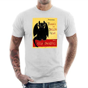 tshirt-homme-dragons-noir-coton-bio-blanc