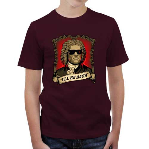 T-shirt enfant geek - Be Bach Terminator