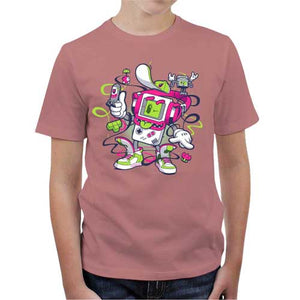 tshirt-enfant-game-boy-old-school-coton-bio-petal-rose