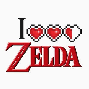 tshirt-i-love-zelda-coton-bio-blanc