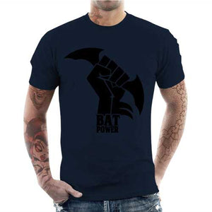 tshirt-homme-bat-power-coton-bio-bleu-nuit