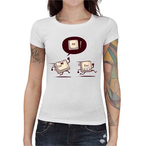 tshirt-femme-ctrl-and-escape-coton-bio-blanc