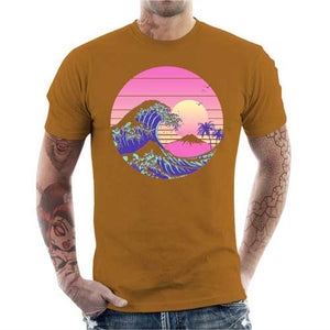 tshirt-homme-the-great-dream-wave-artiste-japonais-coton-bio-curcuma