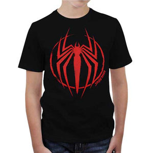 tshirt-enfant-spiderman-percutant-et-demonstratif-coton-bio-noir