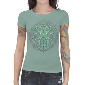 tshirt-femme-great-cthulhu-creature-de-lovercraft-coton-bio-jade