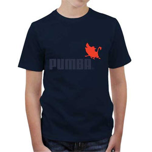 tshirt-enfant-pumba-coton-bio-bleu-nuit