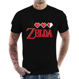 tshirt-homme-i-love-zelda-coton-bio-noir