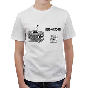 tshirt-enfant-moto-serre-moi-fort-amitie-entre-piston-et-cylindre-coton-bio-blanc