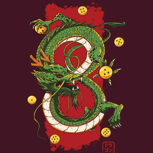 tshirt-dragon-coton-bio-cerise