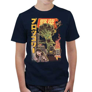 tshirt-enfant-broccozilla-le-brocoli-geant-detruit-la-ville-coton-bio-bleu-nuit