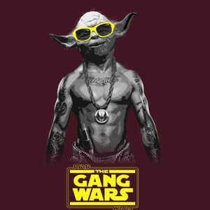 tshirt-gang-wars-coton-bio-cerise