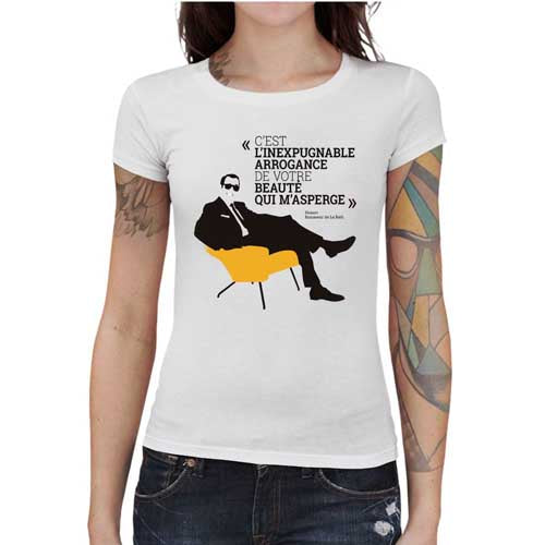 T-shirt Geekette - Arrogance OSS 117