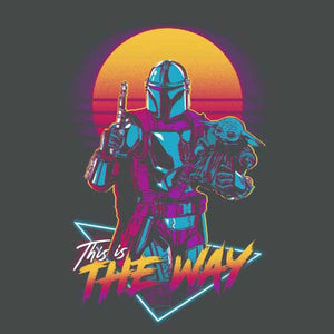 tshirt-this-is-the-way-devise-des-mandalorians-coton-bio-gris-fonce