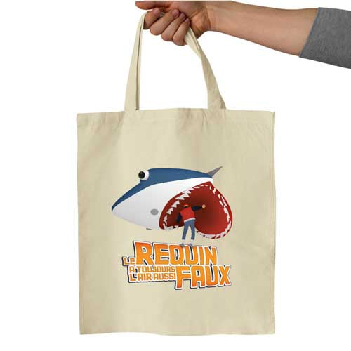 Tote Bag - Requin toujours aussi faux