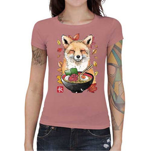 tshirt-femme-japanese-fox-pour-les-amoureux-du-japon-et-des-renards-coton-bio-petal-rose