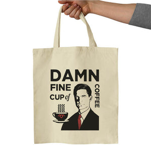 Tote Bag - Damn fine a Coffee