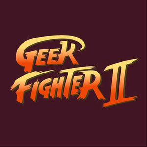 tshirt-geek-fighter-ii-street-fighter-2-coton-bio-cerise