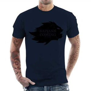 tshirt-homme-saiyans-are-coming-coton-bio-bleu-nuit