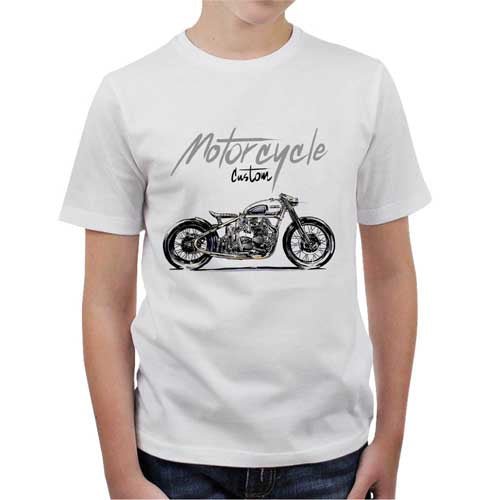 T-shirt Motard Enfant - Custom - Moto