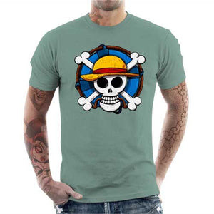 tshirt-homme-one-piece-skull-coton-bio-jade