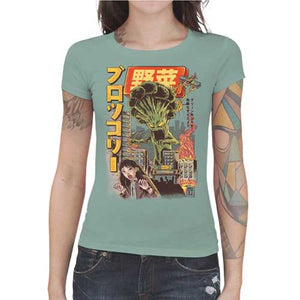 tshirt-femme-broccozilla-le-brocoli-geant-detruit-la-ville-coton-bio-jade