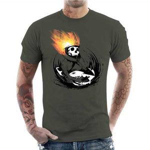 tshirt-homme-skull-fire-coton-bio-army