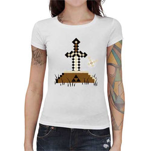 tshirt-femme-zelda-craft-coton-bio-blanc