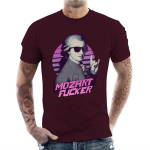 tshirt-homme-mozart-fucker-coton-bio-cerise