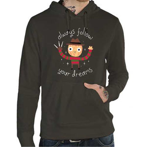 sweat-freddy-krueger-follow-your-dreams-coton-bio-dark-khaki