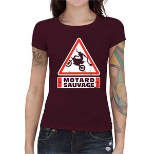 tshirt-femme-motard-sauvage-coton-bio-cerise