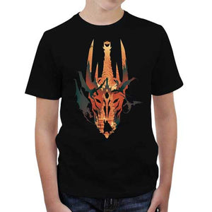 tshirt-enfant-sauron-coton-bio-noir