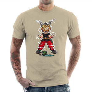 tshirt-homme-super-gaulois-coton-bio-beige --OLDIMAGECHECKPOINT