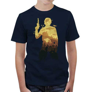 tshirt-enfant-han-solo-coton-bio-bleu-nuit