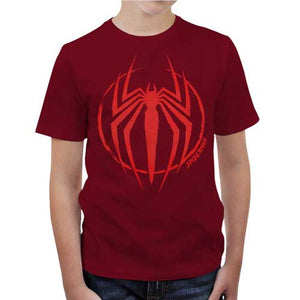 tshirt-enfant-spiderman-percutant-et-demonstratif-coton-bio-rouge