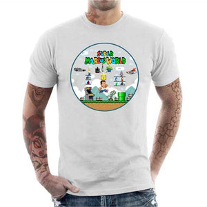 tshirt-homme-super-marcus-world-coton-bio-blanc