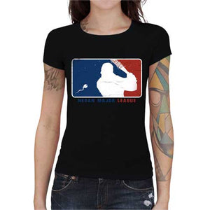 tshirt-femme-negan-major-league-coton-bio-noir