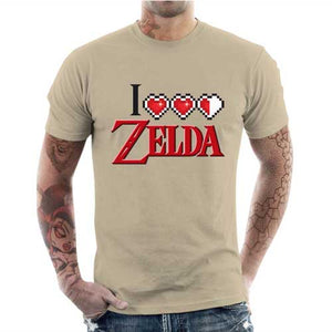 tshirt-homme-i-love-zelda-coton-bio-beige