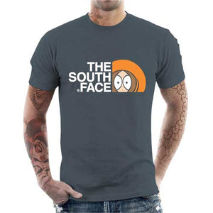 tshirt-homme-the-south-face-geek-et-montagne-coton-bio-gris-mineral